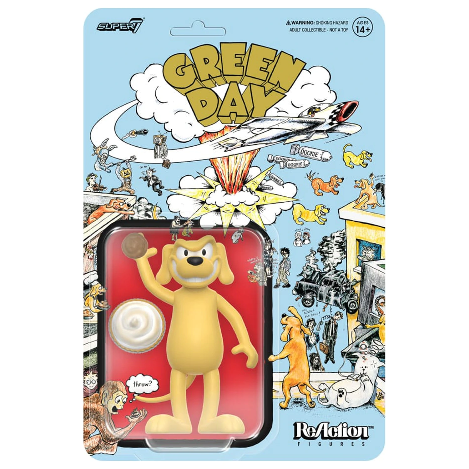 Green Day ReAction Action Figure Dookie Dog 9 cm      product photo