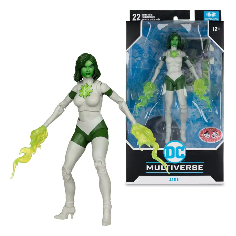 Green Latern Corps DC Multiverse Action Figure Jade (Red Platinum Edition) 17 cm product photo