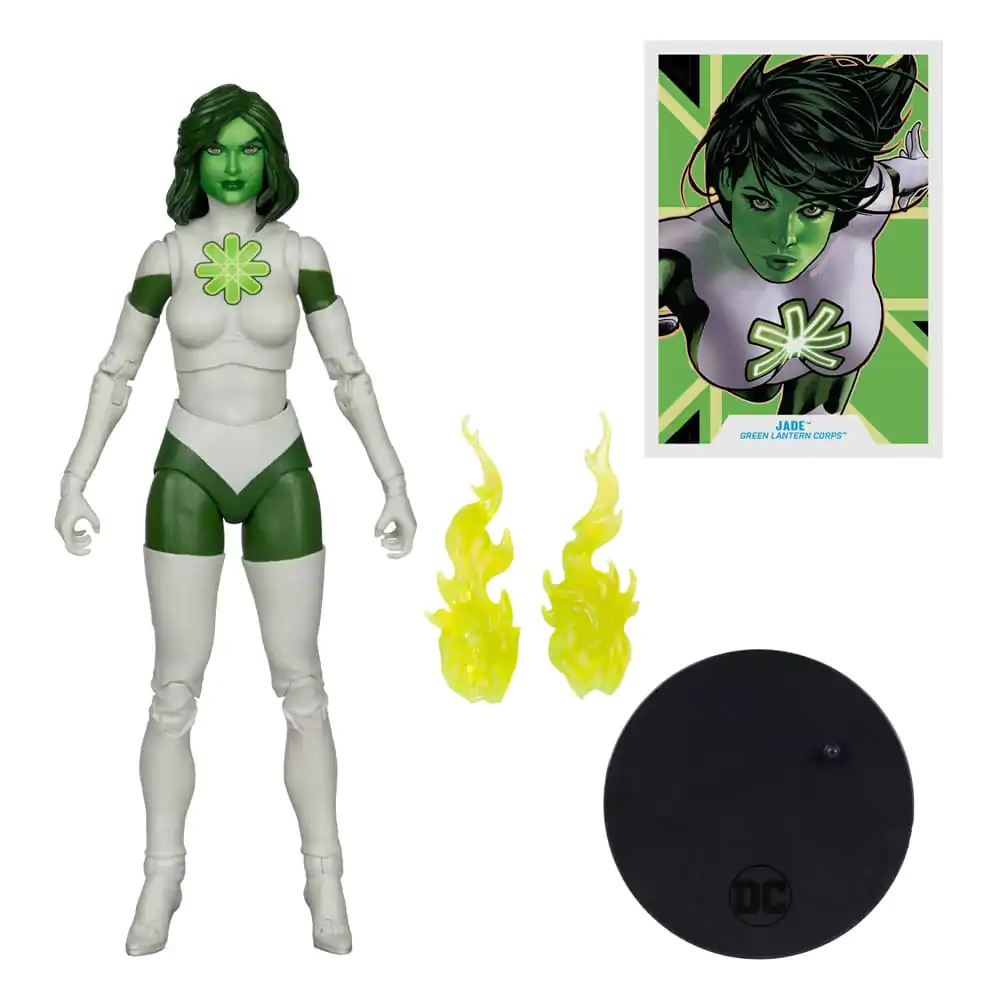 Green Latern Corps DC Multiverse Action Figure Jade (Red Platinum Edition) 17 cm product photo