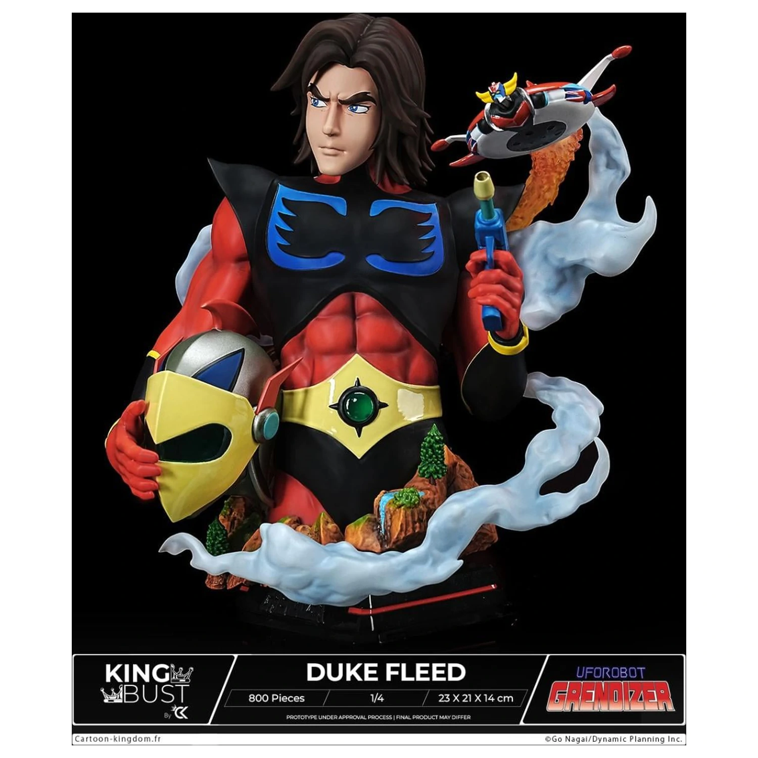 Grendizer Duke Fleed King Bust 1/4 23cm product photo