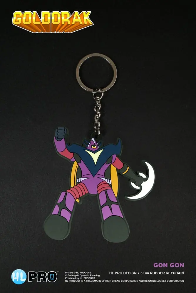 Grendizer Rubber Keychain Gon Gon 7 cm product photo