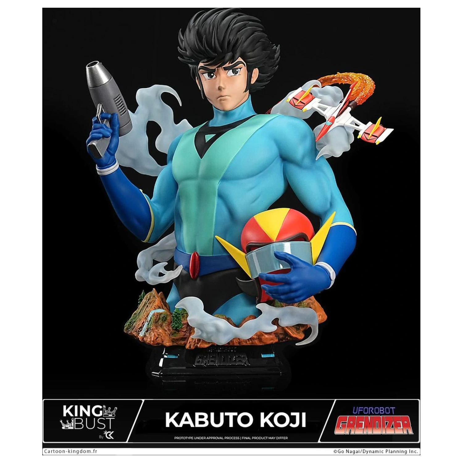 Grendizer Kabuto Koji King Bust 1/4 23cm product photo
