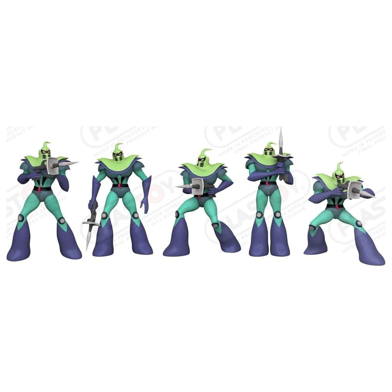 Grendizer Vegan Soldiers 5 figure set 7cm product photo