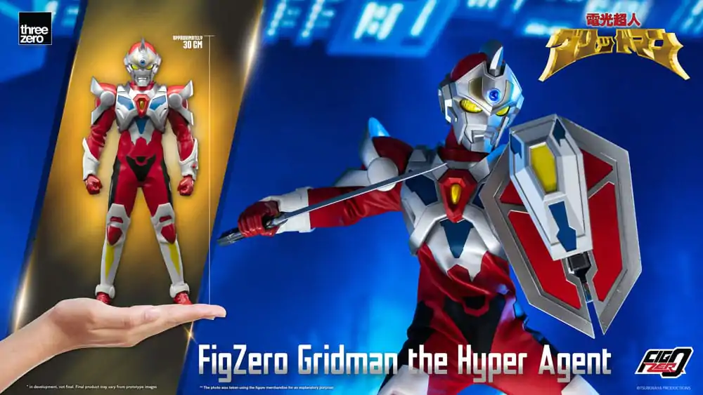 Gridman the Hyper Agent FigZero Action Figure Gridman the Hyper Agent 30 cm termékfotó