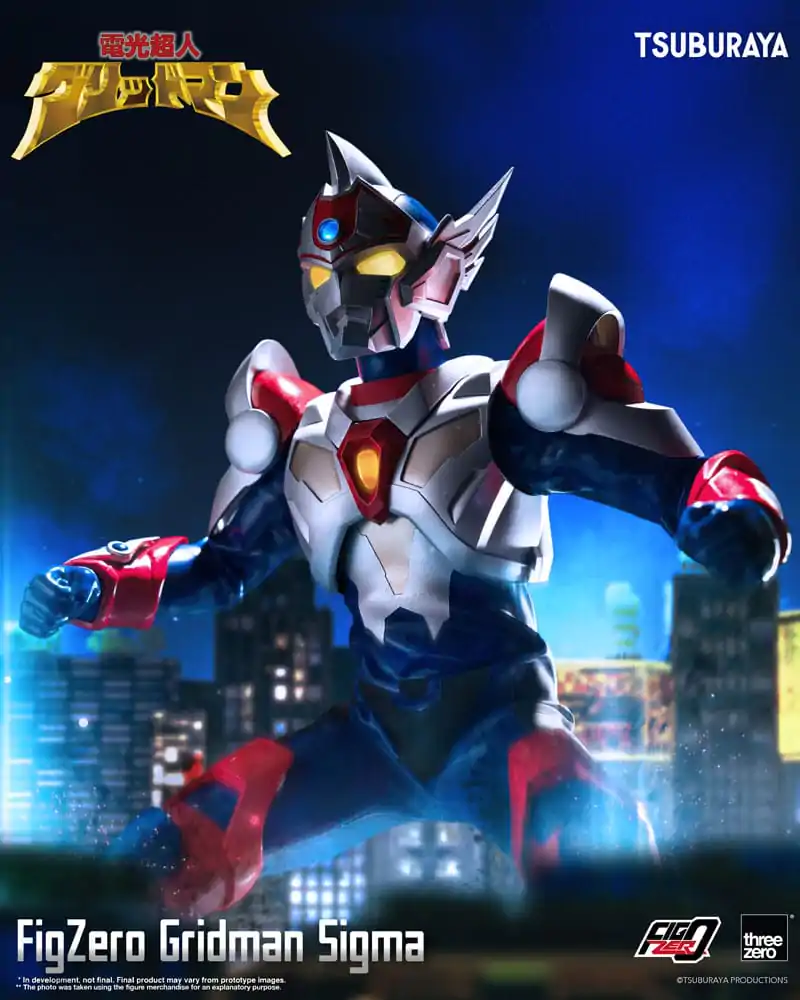 Gridman the Hyper Agent: Revenge of Neo Evil Lord FigZero Action Figure Gridman Sigma 30 cm termékfotó