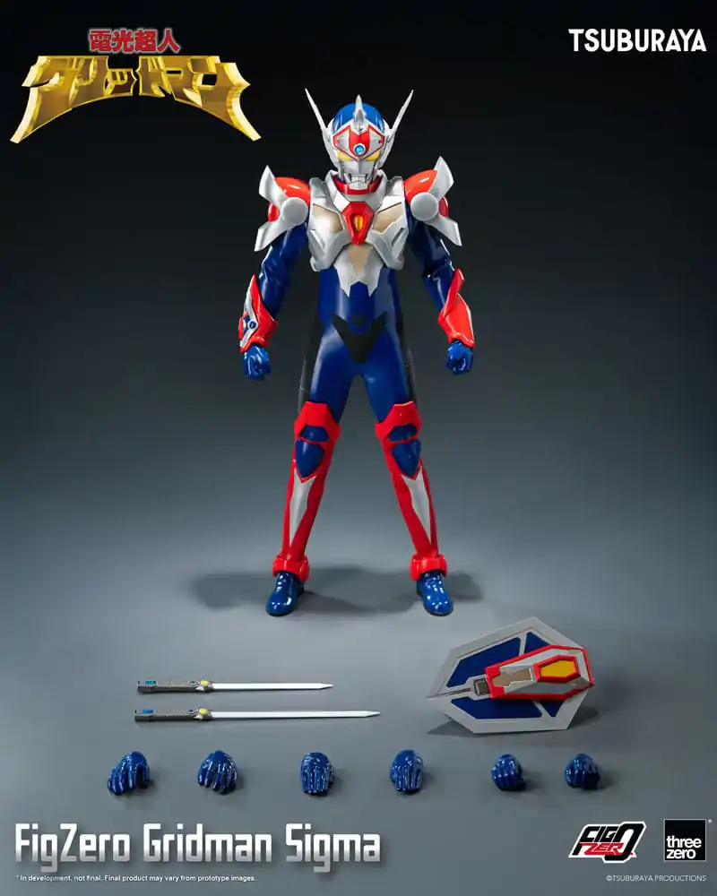 Gridman the Hyper Agent: Revenge of Neo Evil Lord FigZero Action Figure Gridman Sigma 30 cm termékfotó