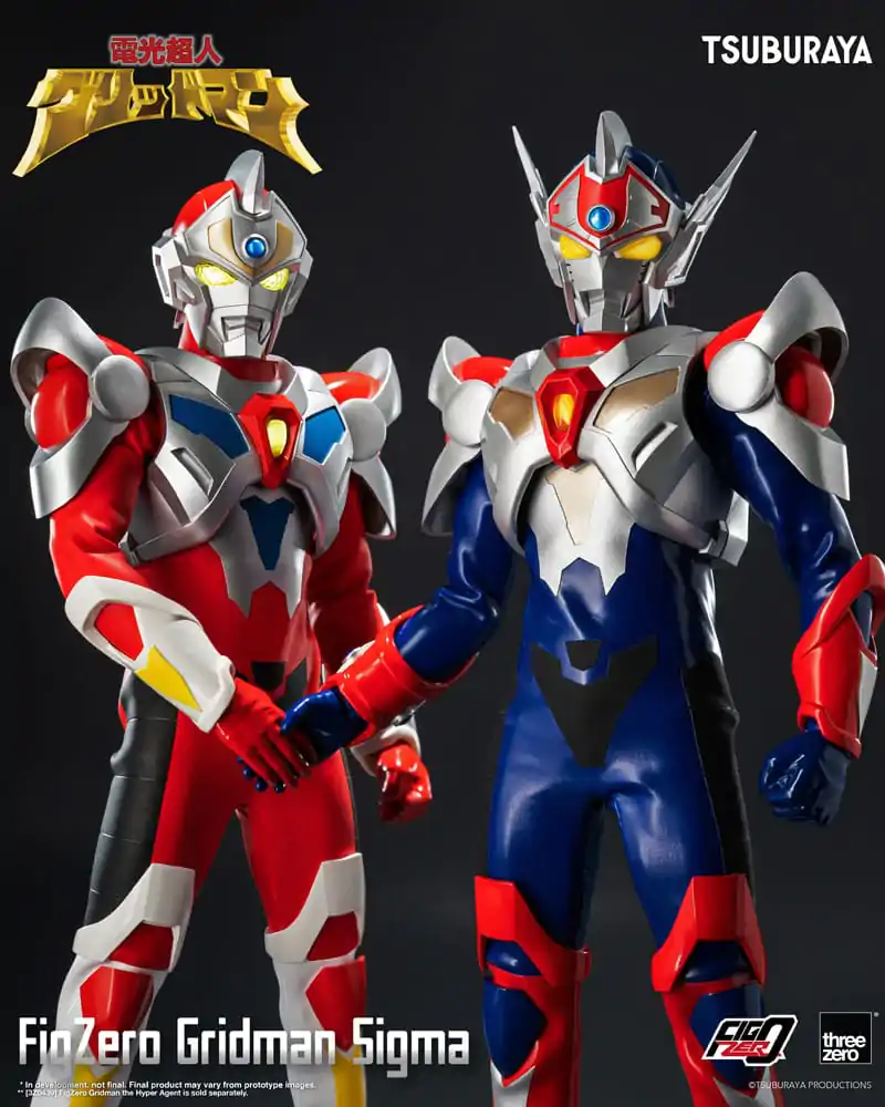 Gridman the Hyper Agent: Revenge of Neo Evil Lord FigZero Action Figure Gridman Sigma 30 cm termékfotó