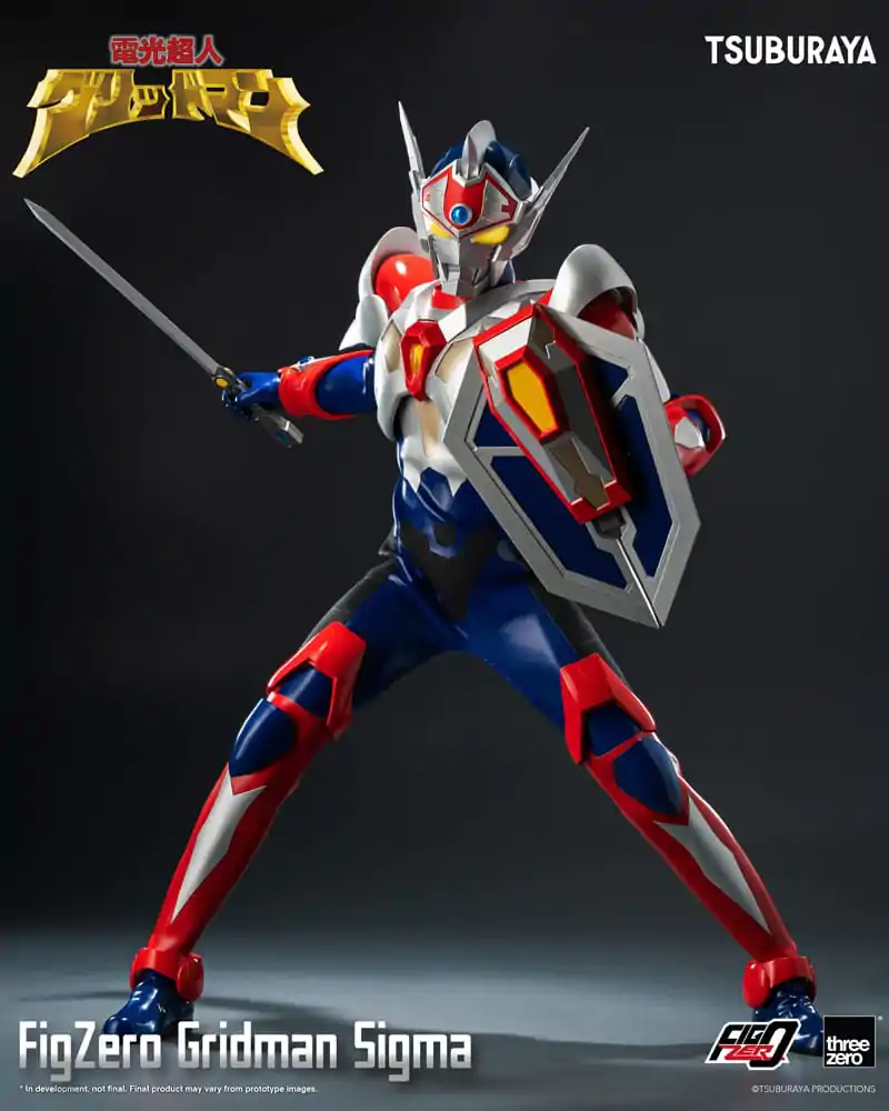 Gridman the Hyper Agent: Revenge of Neo Evil Lord FigZero Action Figure Gridman Sigma 30 cm termékfotó