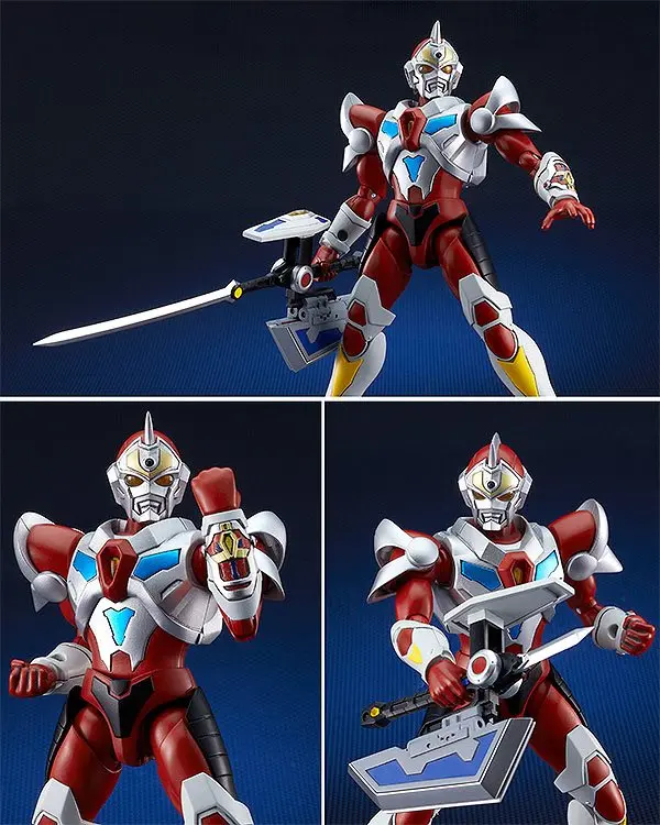 Gridman the Hyper Agent Action Figure The Gattai Thunder Gridman Tokusatsu Edition 21 cm product photo