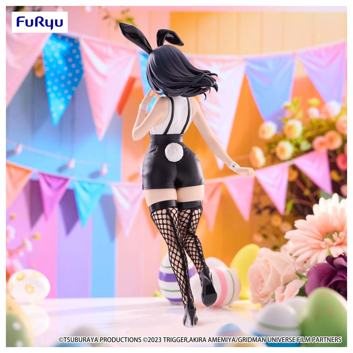 Gridman Universe BiCute Bunnies PVC Statue Rikka Takarada Easter Bunny Ver. 28 cm  product photo