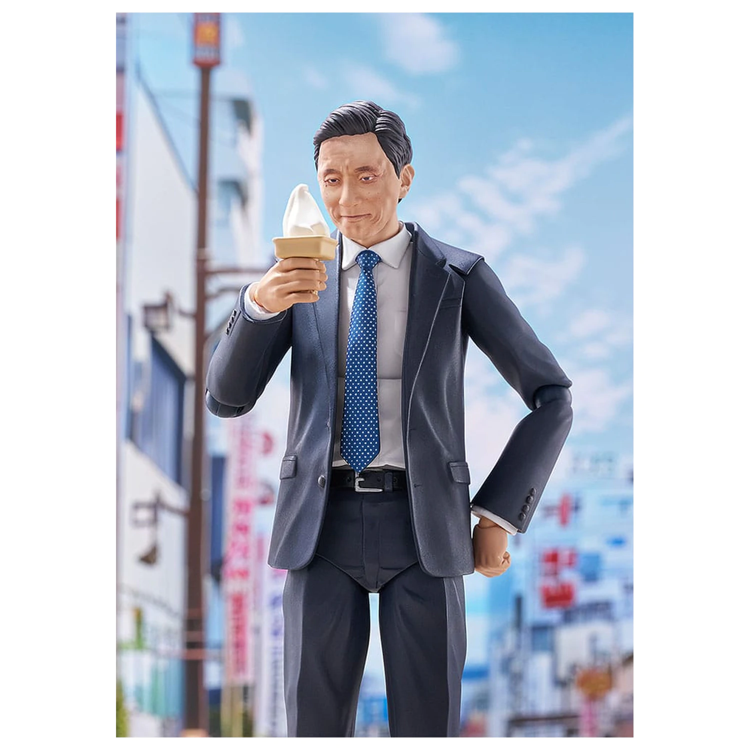 Gridman Universe Figma Action Figure Goro Inogashira Yutaka Matsushige Ver. Renewal Edition - Nostalgic Teishoku Restaurant Set 17 cm    product photo