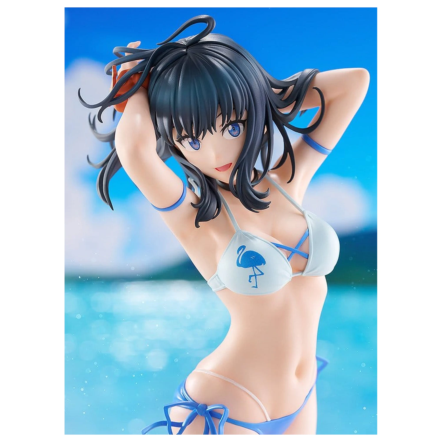 Gridman Universe Pop Up Parade PVC Statue Beach Queens Rikka Takarada Ver. L Size 22 cm                 product photo