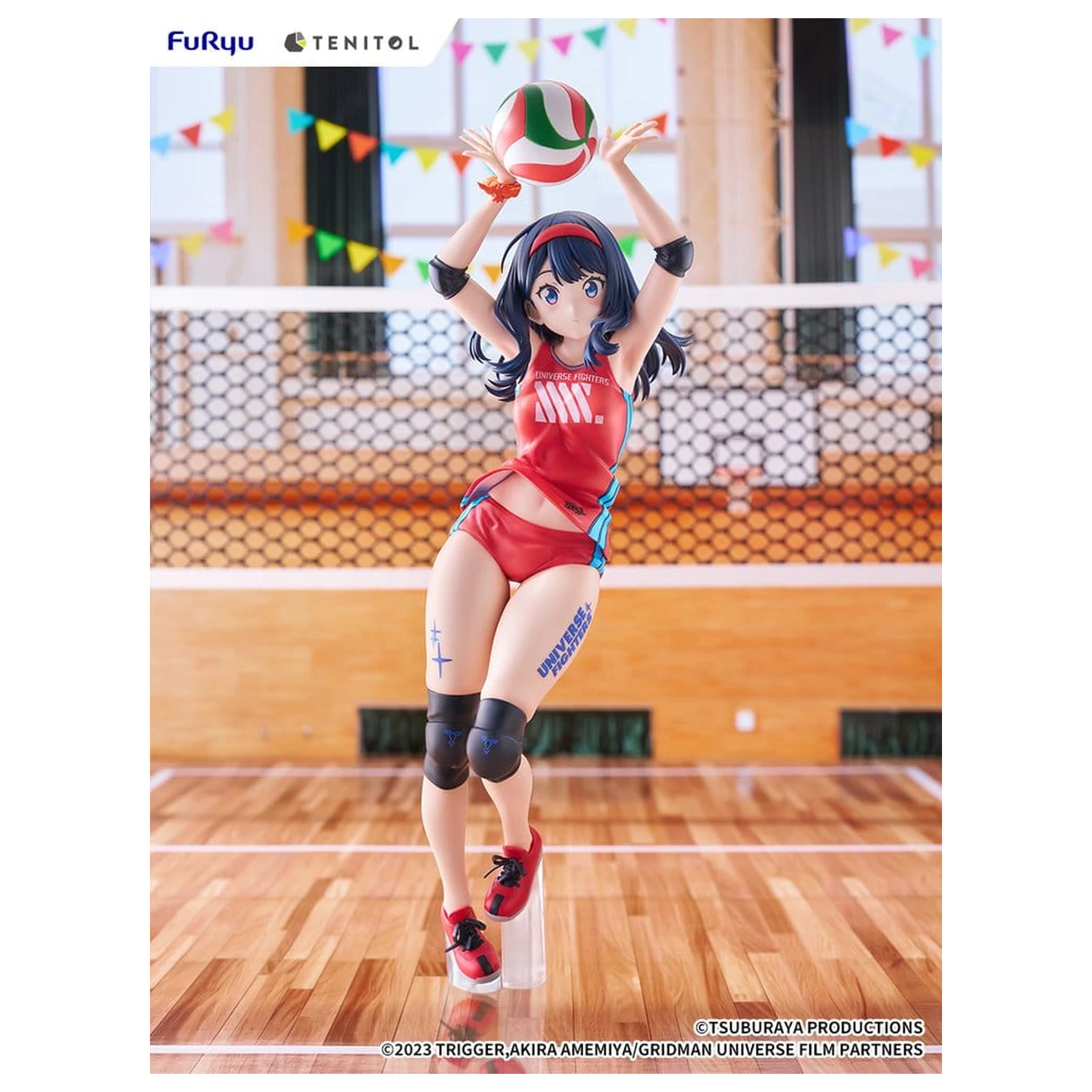 Gridman Universe Tenitol Tall PVC Figure Rikka Takarada Sportswear Ver. 36 cm product photo