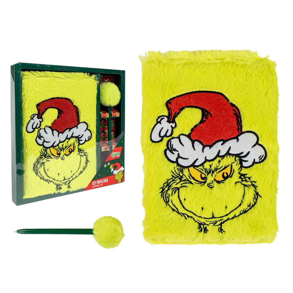 Grinch stationery set product photo