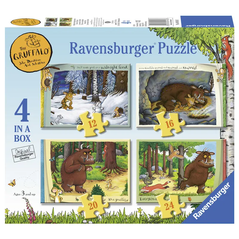 Gruffalo puzzle 12+16+20+24pcs product photo