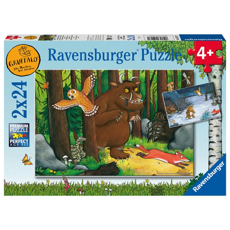 Gruffalo puzzle 2x24pcs product photo