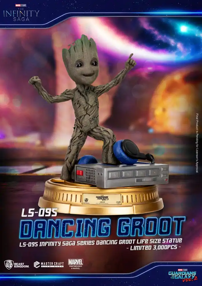 Guardians of the Galaxy 2 Life-Size Statue Dancing Groot  32 cm termékfotó