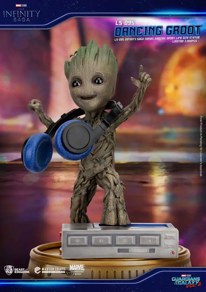 Guardians of the Galaxy 2 Life-Size Statue Dancing Groot  32 cm termékfotó