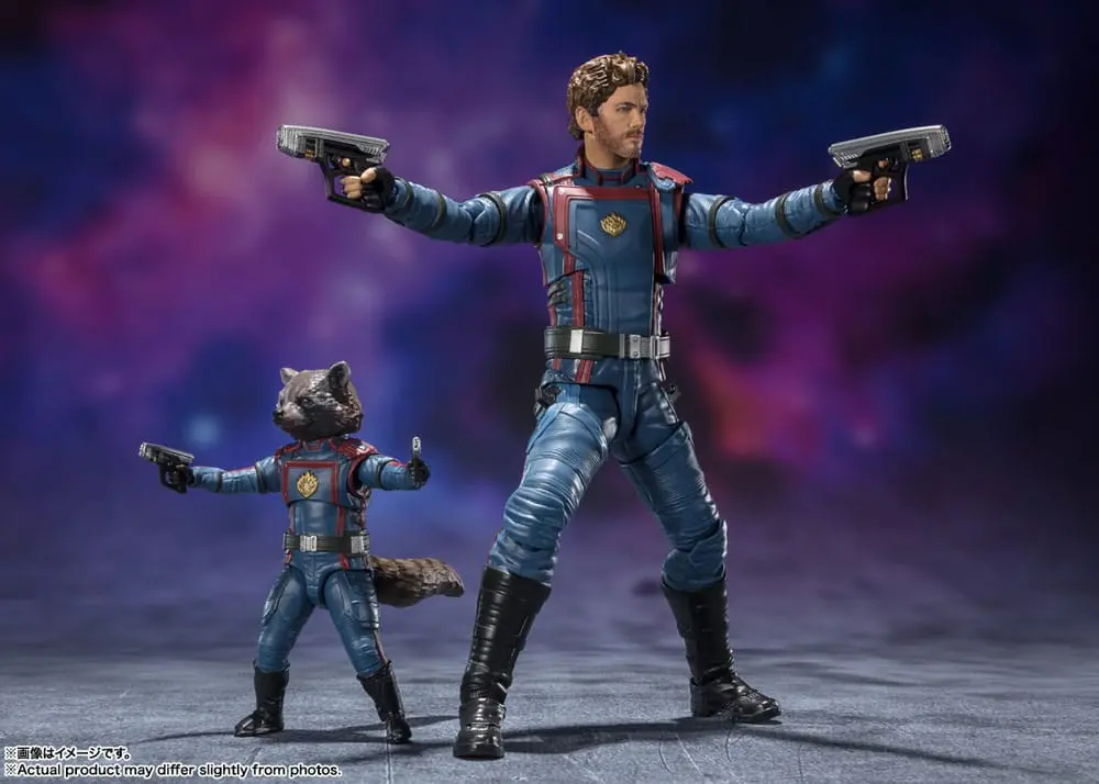 Guardians of the Galaxy 3 S.H. Figuarts Action Figures Star Lord &amp; Rocket Raccoon 6-15 cm product photo