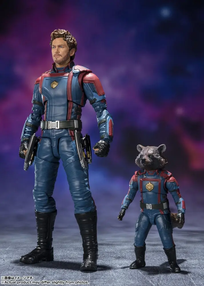 Guardians of the Galaxy 3 S.H. Figuarts Action Figures Star Lord &amp; Rocket Raccoon 6-15 cm product photo