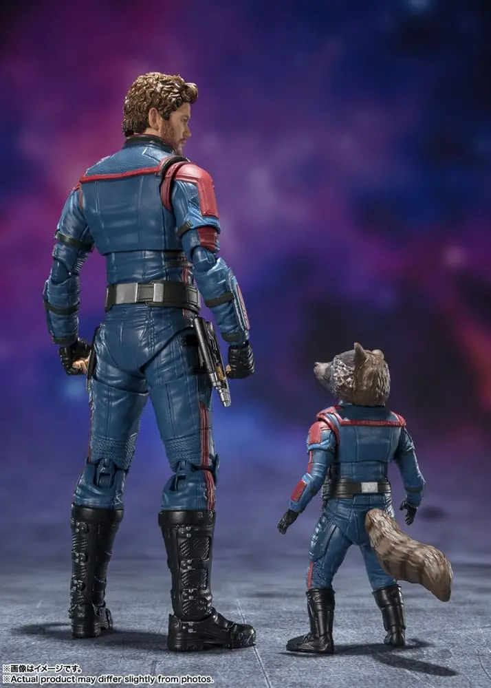 Guardians of the Galaxy 3 S.H. Figuarts Action Figures Star Lord &amp; Rocket Raccoon 6-15 cm product photo