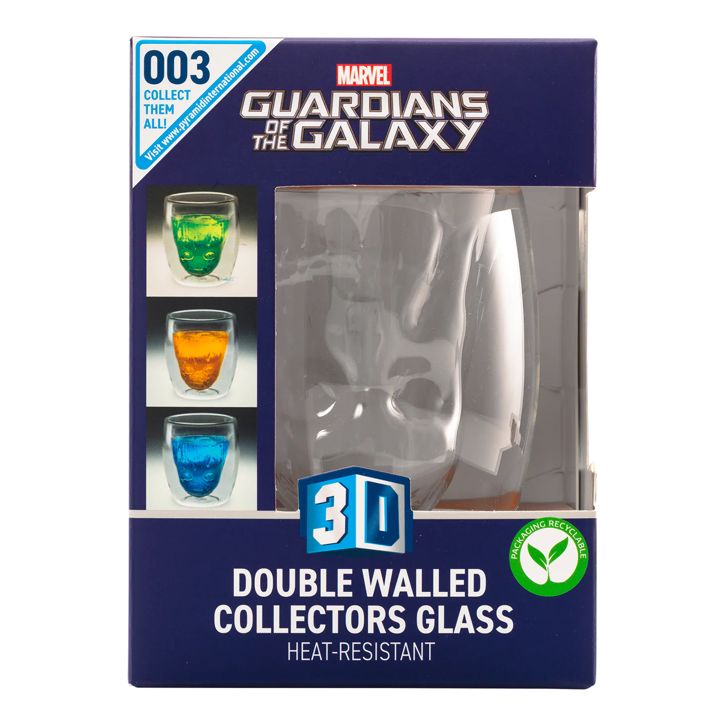 Guardians of the Galaxy 3D Glass Baby Groot product photo