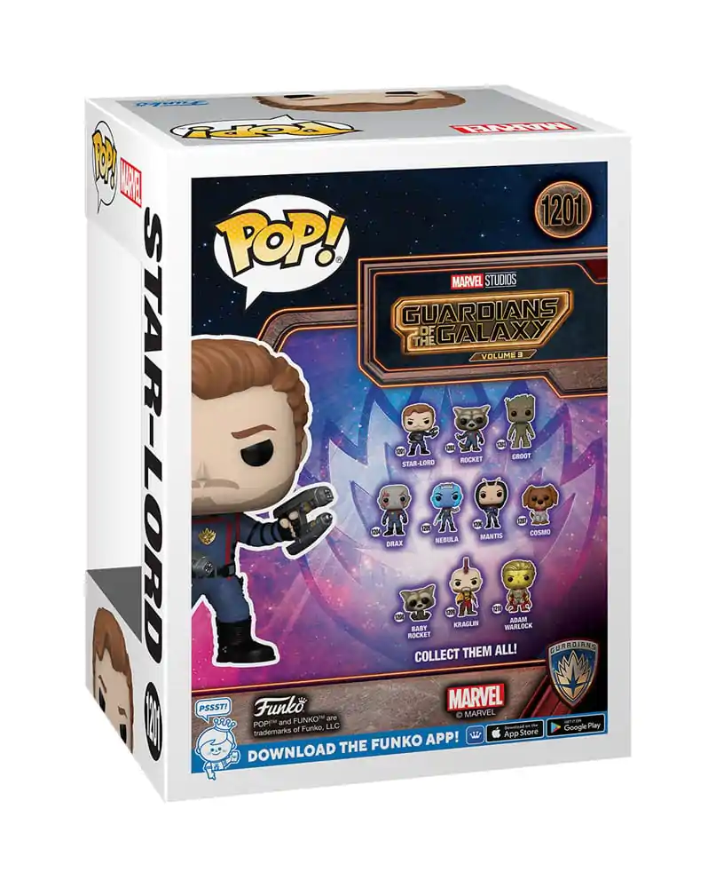 Guardians of the Galaxy Funko POP! Vinyl Figure Star-Lord(GW) Exclusive Edition 9 cm termékfotó