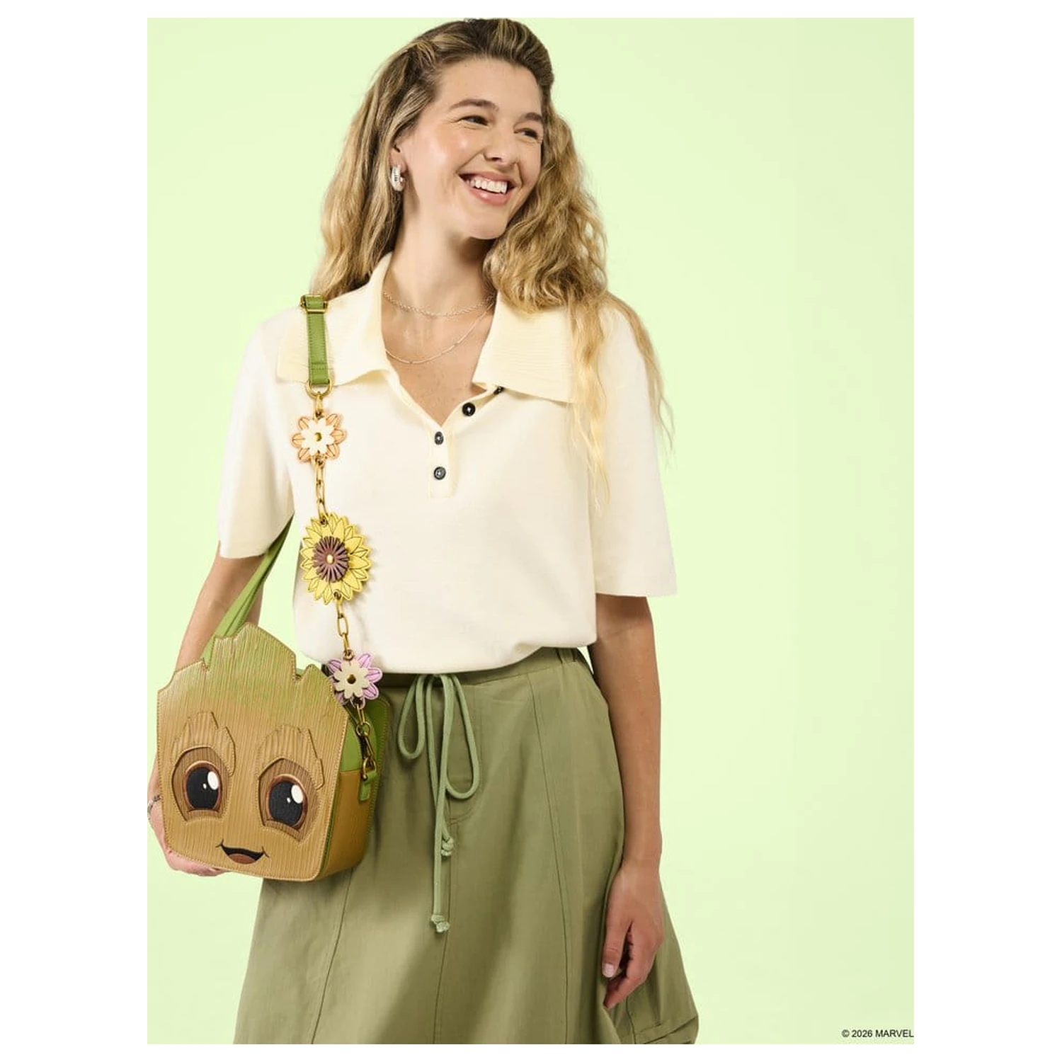 Guardians of the Galaxy by Loungefly Crossbody Groot Floral product photo