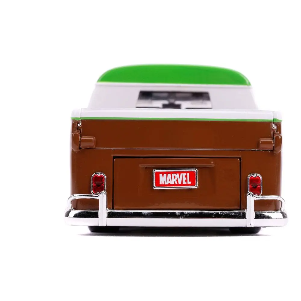 Guardians of the Galaxy Hollywood Rides Diecast Model 1/24 1962 Volkswagen Bus with Figure product photo