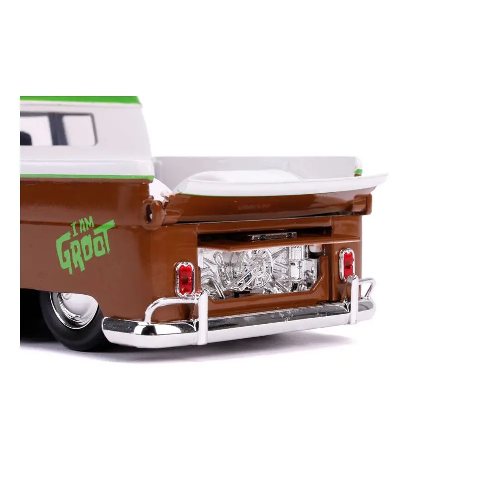 Guardians of the Galaxy Hollywood Rides Diecast Model 1/24 1962 Volkswagen Bus with Figure product photo