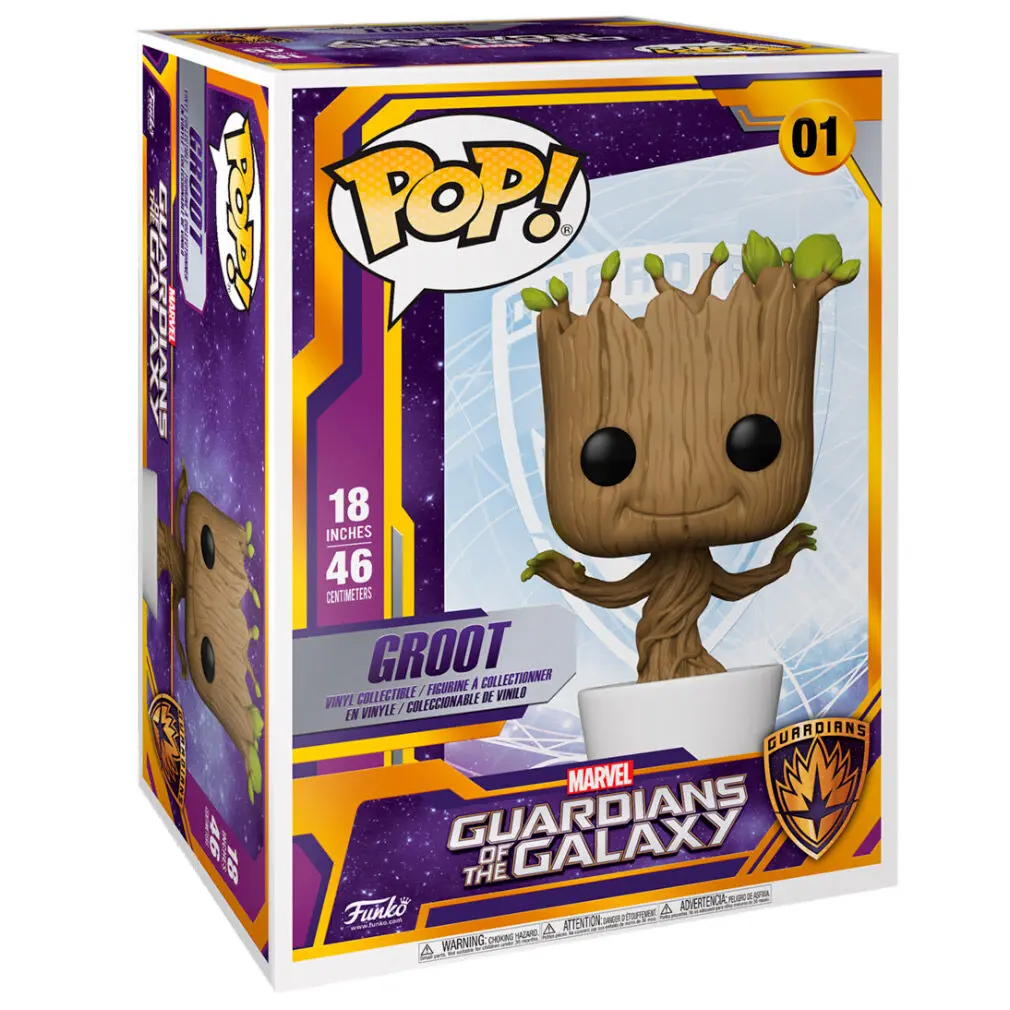 Guardians of the Galaxy Super Sized POP! Marvel Vinyl Figure Dancing Groot 46 cm termékfotó