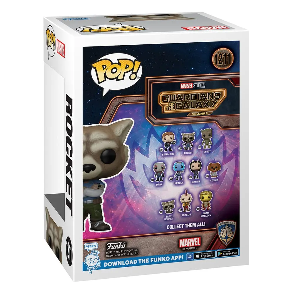 Guardians of the Galaxy Vol. 3 POP! Marvel Vinyl Figure Rocket Special Edition heo EU Exclusive 9 cm termékfotó