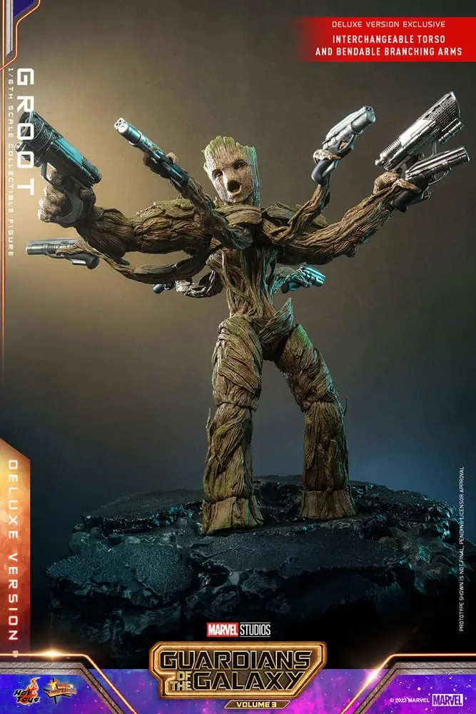 Guardians of the Galaxy Vol. 3 Movie Masterpiece Action Figure 1/6 Groot (Deluxe Version) 32 cm termékfotó