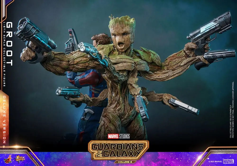 Guardians of the Galaxy Vol. 3 Movie Masterpiece Action Figure 1/6 Groot (Deluxe Version) 32 cm termékfotó