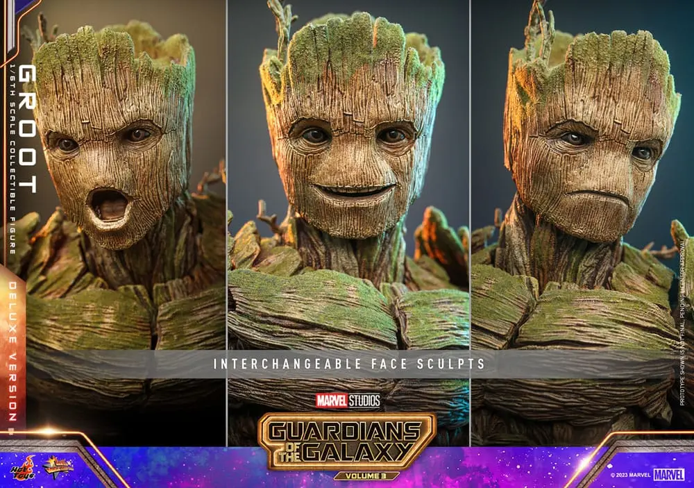 Guardians of the Galaxy Vol. 3 Movie Masterpiece Action Figure 1/6 Groot (Deluxe Version) 32 cm termékfotó