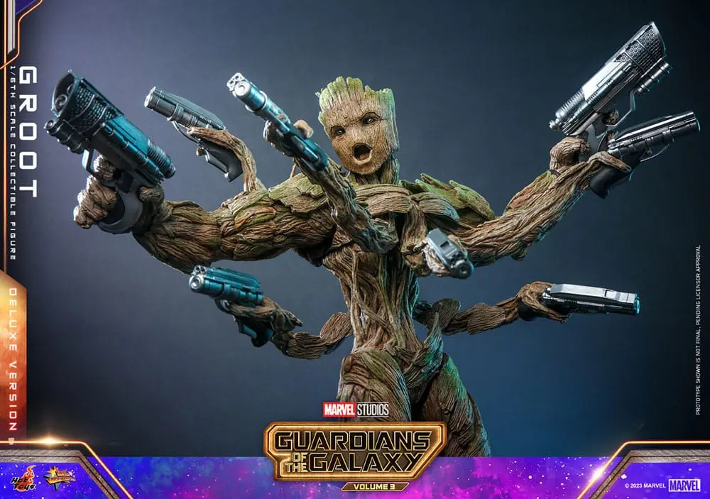 Guardians of the Galaxy Vol. 3 Movie Masterpiece Action Figure 1/6 Groot (Deluxe Version) 32 cm termékfotó