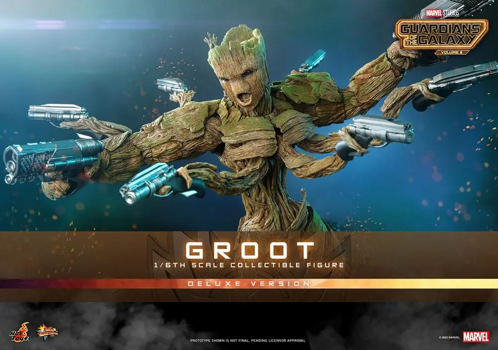 Guardians of the Galaxy Vol. 3 Movie Masterpiece Action Figure 1/6 Groot (Deluxe Version) 32 cm termékfotó