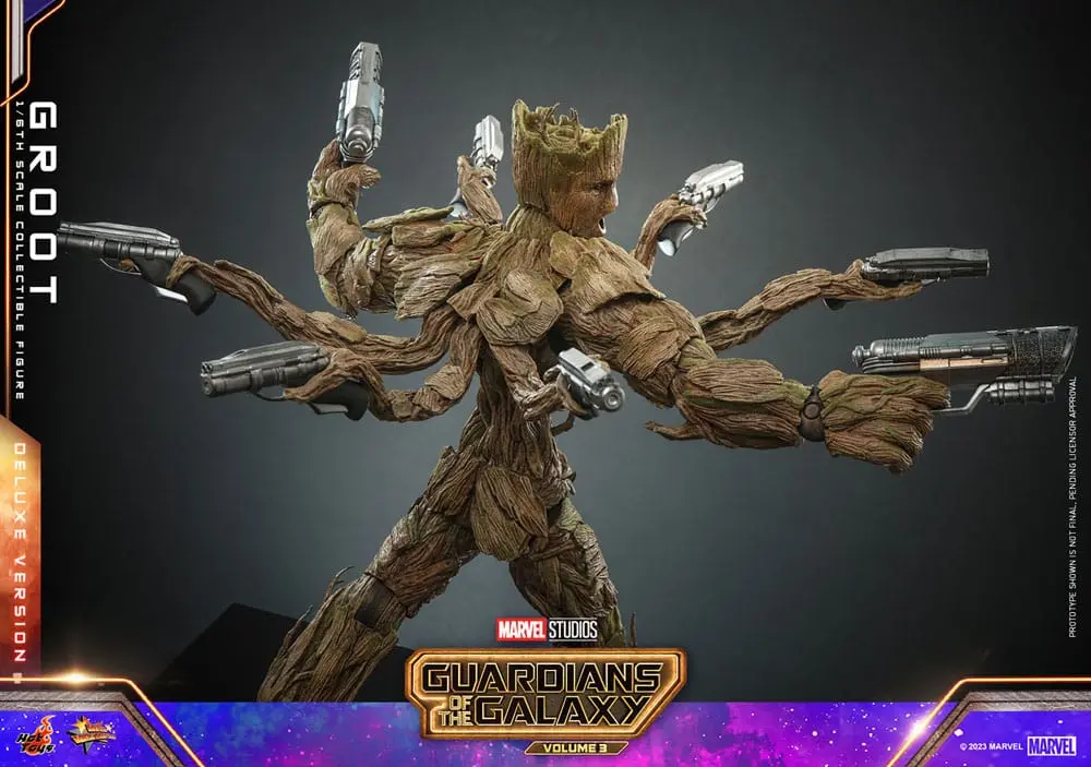 Guardians of the Galaxy Vol. 3 Movie Masterpiece Action Figure 1/6 Groot (Deluxe Version) 32 cm termékfotó