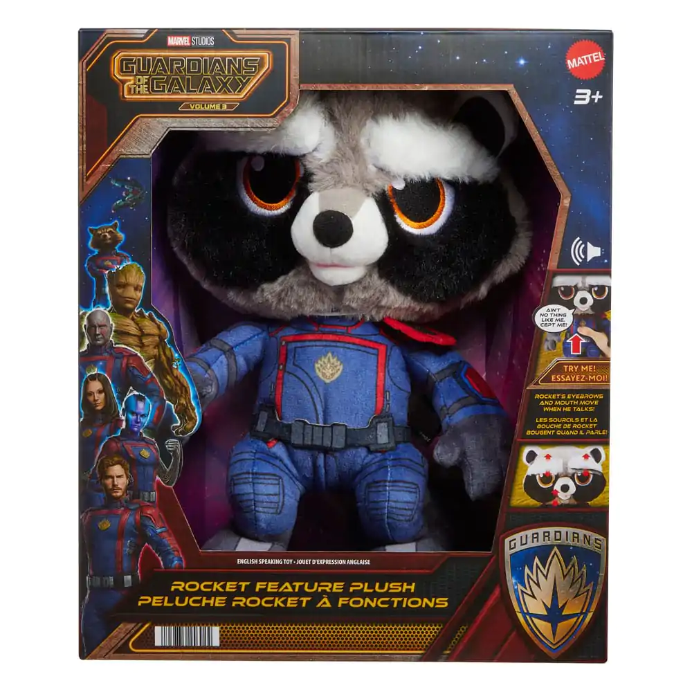 Guardians of the Galaxy Vol. 3 Electronic Plush Figure Rocket Raccoon 28 cm *German Version* product photo