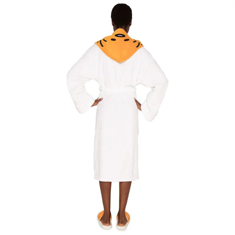 Gudetama Egg Head ladies fleece bathrobe product photo