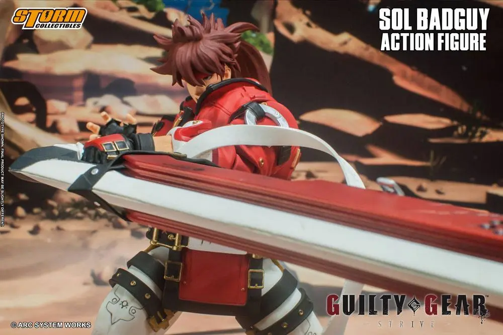 Guilty Gear Action Figure 1/12 Sol Badguy 18 cm product photo