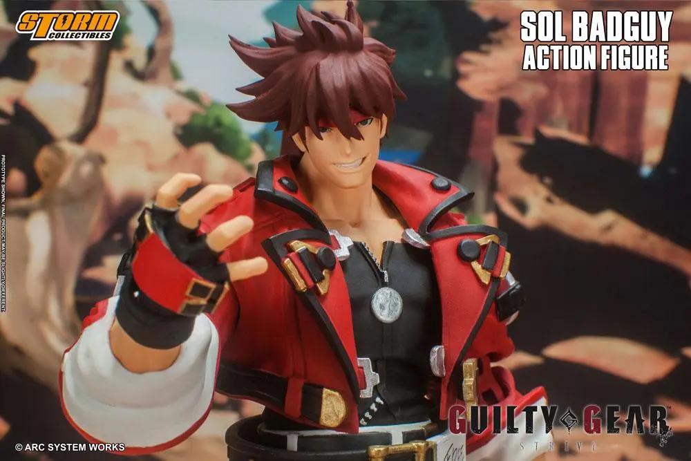 Guilty Gear Action Figure 1/12 Sol Badguy 18 cm product photo