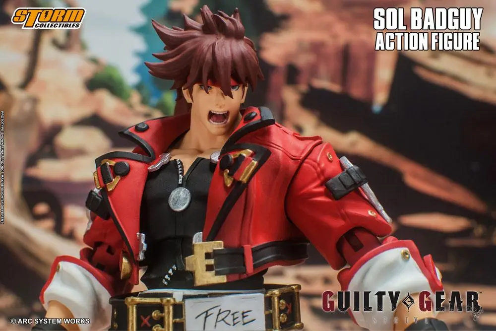 Guilty Gear Action Figure 1/12 Sol Badguy 18 cm product photo
