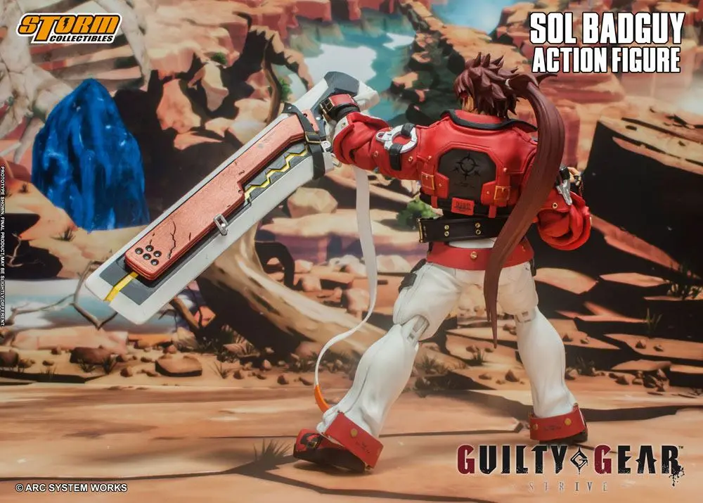 Guilty Gear Action Figure 1/12 Sol Badguy 18 cm product photo