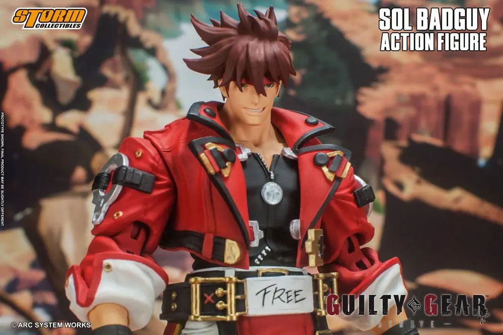 Guilty Gear Action Figure 1/12 Sol Badguy 18 cm product photo