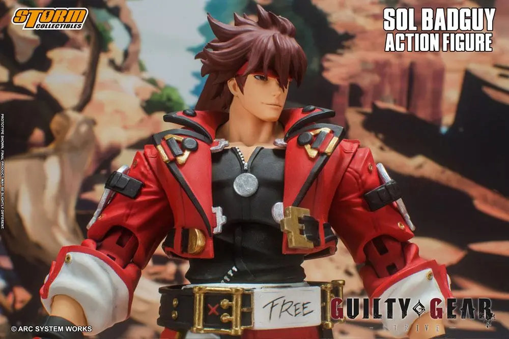 Guilty Gear Action Figure 1/12 Sol Badguy 18 cm product photo