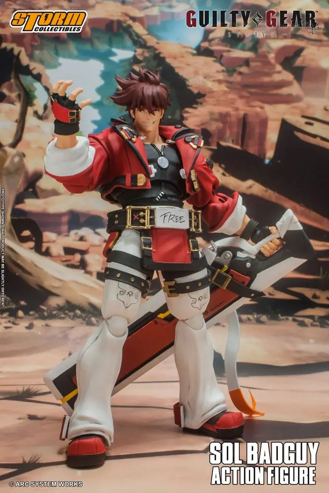 Guilty Gear Action Figure 1/12 Sol Badguy 18 cm product photo