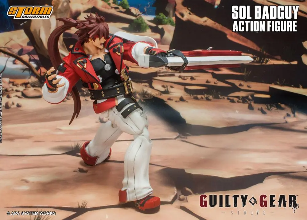 Guilty Gear Action Figure 1/12 Sol Badguy 18 cm product photo