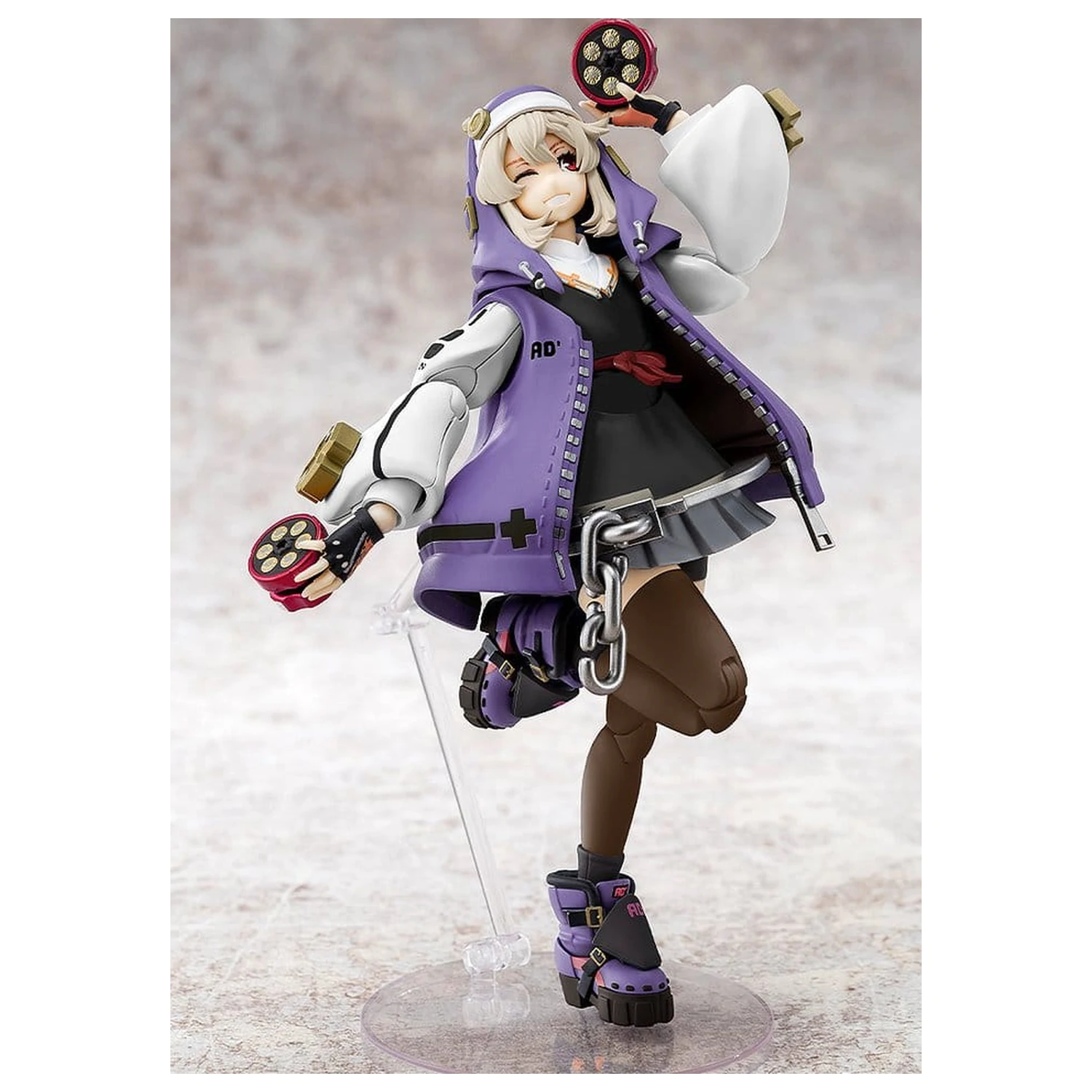 Guilty Gear Strive Plastic Model Kit Bridget Articulated Purple Color Ver. 14 cm  product photo