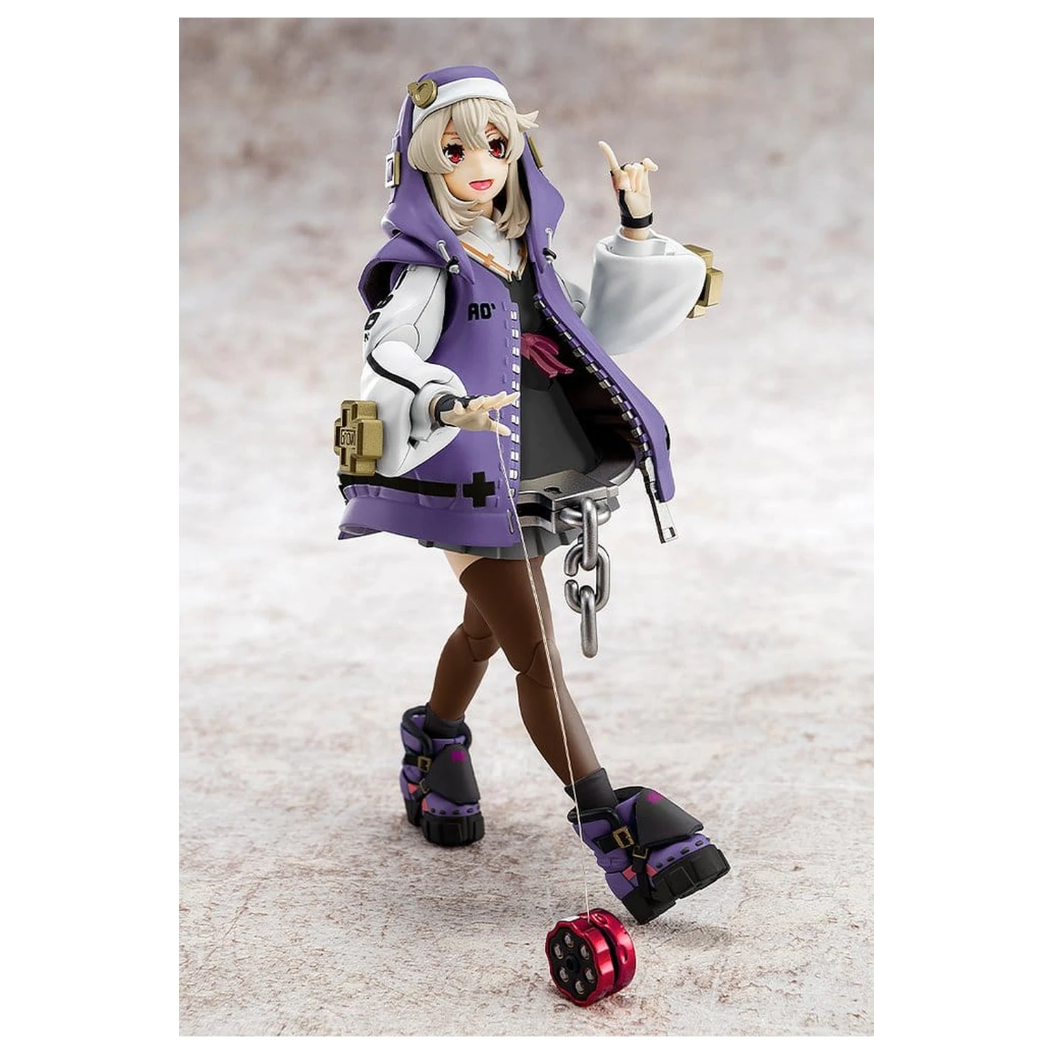 Guilty Gear Strive Plastic Model Kit Bridget Articulated Purple Color Ver. 14 cm  product photo